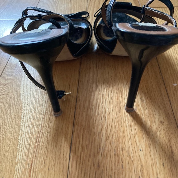 Zara sandals in shiny black size 30 - Picture 3 of 5